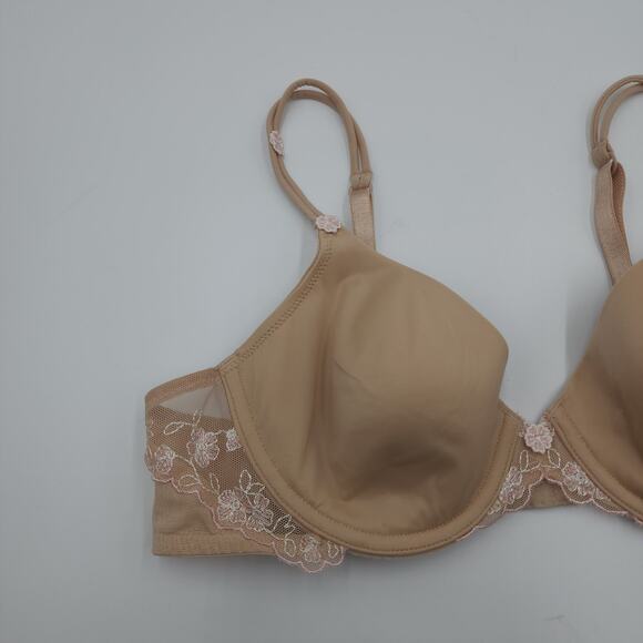 Victoria's Secret Full Coverage Angels IPEX Bra in Tan Size 36A - Picture 2 of 8